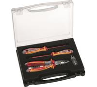 NWS 833-2 Box Attrezzi VDE, 5-tlg, Kraftkombizange+Cacciavite+e-Detector