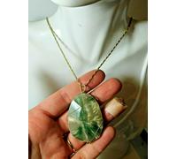 Nwt Autentico Disney Parks Color Oro Filo Pietra Verde Ciondolo Catenina B1