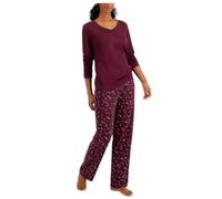 NWT Charter Club Pigiama In Cotone Da Donna Con Piccole Stelle Taglia XXXL/3XL