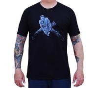 Nwt Lowbrow Arte Co Uomo Rock N Rotolo Monster Maglietta Nero SM-2XL Made IN USA