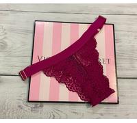 Nwt Victoria's Secret Brasiliano Mutandine Regolabile Fermacapelli Pizzo