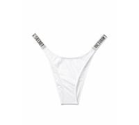NWT Victoria's Secret SWIM RHINESTONE SHINE STRAP BRAZILIAN BIKINI BOTTOM