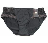 Nwt Wacoal 845211 " Morbido Embrace " Nylon W/ Pizzo Boyshorts, Hipster, Nero