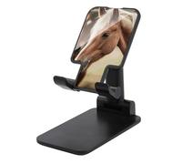 NWTRJ Adorabile Cavallo Supporto per telefono cellulare ad angolo regolabile in altezza Supporto pieghevole per telefono da tavolo compatibile con tutti i telefoni cellulari