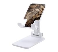 NWTRJ Angry Lion Supporto per telefono cellulare ad angolo regolabile in altezza Supporto pieghevole per telefono da tavolo compatibile con tutti i telefoni cellulari