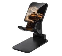 NWTRJ Animal Hedgehog Music Violino Supporto per telefono cellulare ad angolo regolabile in altezza Supporto per telefono pieghevole da tavolo compatibile con tutti i telefoni cellulari