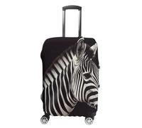NWTRJ Animal Zebra Copertura per bagagli da viaggio elastica lavabile copertura antipolvere antigraffio per valigie adatta per bagagli da 19-32 pollici, Stile:, M