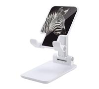 NWTRJ Animal Zebra Supporto per telefono cellulare ad angolo regolabile in altezza Supporto pieghevole per telefono da tavolo compatibile con tutti i telefoni cellulari