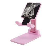 NWTRJ Animal Zebra Supporto per telefono cellulare ad angolo regolabile in altezza Supporto pieghevole per telefono da tavolo compatibile con tutti i telefoni cellulari
