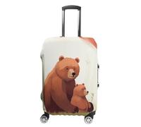 NWTRJ Bear Hug - Copertura per bagagli da viaggio, elastica, lavabile, antipolvere, antigraffio, adatta per bagagli da 48 a 81 cm, Stile:, XL