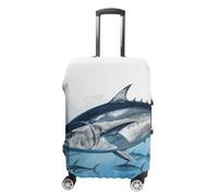NWTRJ Bluefin Tonno Thunnus Copertura per bagagli da viaggio, elastica, lavabile, antipolvere, antigraffio, adatta per bagagli da 48 a 81 cm, Stile:, XL
