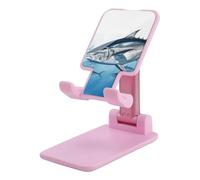 NWTRJ Bluefin Tonno Thunnus Supporto per telefono cellulare ad angolo regolabile in altezza Supporto per telefono pieghevole da tavolo compatibile con tutti i telefoni cellulari