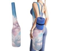 NWTRJ Borsa lunga per tappetino da yoga a forma di cuore con grande tasca laterale per tappetino da yoga adatta alla maggior parte dei tappetini da yoga