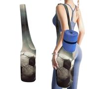 NWTRJ Borsa lunga per tappetino da yoga, con grande tasca laterale, adatta per la maggior parte dei tappetini da yoga