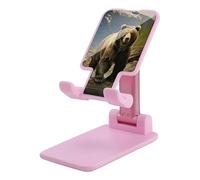 NWTRJ Brown Bear Supporto per telefono cellulare ad angolo regolabile in altezza Supporto pieghevole per telefono da tavolo compatibile con tutti i telefoni cellulari