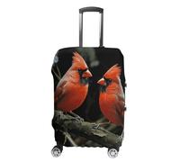 NWTRJ Cardinals Birds Fauna Wild Travel copertura elastica lavabile valigia copertura antipolvere antigraffio per valigie adatta per bagagli da 48 a 81 cm, Stile:, XL