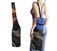 NWTRJ Cardinals Birds Fauna Wild Yoga Mat Bag Borsa lunga Tote Yoga Bag con grande tasca laterale tappetino da yoga Carrier Fit Most Size Mats
