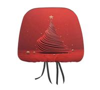 NWTRJ Chic - Set di 2 copri poggiatesta per auto, morbidi, traspiranti, universali, per auto, camion, SUV, furgoni