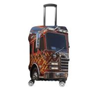 NWTRJ Copertura elastica lavabile per valigie da viaggio per camion dei pompieri, antipolvere, antigraffio, adatta per bagagli da 19-32 pollici, Stile:, M