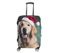 NWTRJ Copertura elastica per bagagli da viaggio con cane che sporge la lingua, copertura per valigia, antipolvere, antigraffio, adatta per bagagli da 48 a 81 cm, L