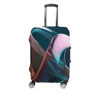 NWTRJ Copertura per bagagli da viaggio, elastica, lavabile, antipolvere, antigraffio, adatta per bagagli da 48 a 81 cm, traslucido, Stile:, S