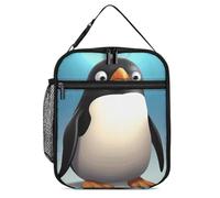 NWTRJ Divertente borsa per il pranzo a forma di pinguino, riutilizzabile, a prova di perdite, isolata, termica, per donne e uomini, lavoro, ufficio, picnic
