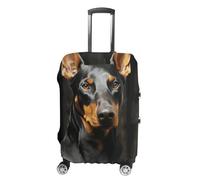 NWTRJ Doberman - Copertura elastica per valigie da viaggio, lavabile, antipolvere, antigraffio, adatta per bagagli da 48 a 81 cm, Stile:, XL