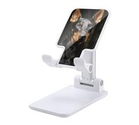 NWTRJ Doberman, supporto per telefono cellulare ad angolo regolabile in altezza, pieghevole, compatibile con tutti i telefoni cellulari