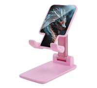 NWTRJ Dragon - Supporto per telefono cellulare ad angolo regolabile in altezza, pieghevole, compatibile con tutti i telefoni cellulari