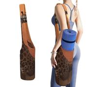 NWTRJ Giraffe at Sunset Tappetino Yoga Borsa Lunga Tote Yoga Borsa con Grande Tasca Laterale Tappetino Yoga Carrier Adatto alla maggior parte dei tappetini di dimensioni
