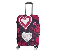 NWTRJ Happy Valentine's Day - Copertura elastica per valigie da viaggio, lavabile, antipolvere, antigraffio, adatta per bagagli da 48 a 81 cm, Stile:, XL