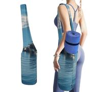 NWTRJ Lake Geneva, borsa per tappetino da yoga, con grande tasca laterale, adatta per la maggior parte dei tappetini da yoga