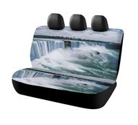 NWTRJ Niagara Falls - Coprisedili posteriori per auto, morbidi, impermeabili, antipolvere, antigraffio, universali, adatti alla maggior parte dei camion, SUV, furgoni
