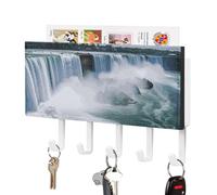 NWTRJ Niagara Falls - Portachiavi da parete con 5 ganci, decorativo, per ingresso, porta d'ingresso, corridoio, ufficio