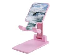NWTRJ Niagara Falls Supporto per telefono cellulare ad angolo regolabile in altezza Supporto pieghevole per telefono da tavolo compatibile con tutti i telefoni cellulari