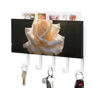 NWTRJ Portachiavi luminoso al buio, per portachiavi da parete, con 5 ganci, decorativo, per ingresso, porta d'ingresso, corridoio, ufficio