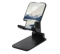 NWTRJ Rivers and Mountains Supporto per telefono cellulare ad angolo regolabile in altezza Supporto per telefono pieghevole da tavolo compatibile con tutti i telefoni cellulari