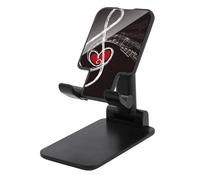 NWTRJ Treble Love and Music Supporto per telefono cellulare ad angolo regolabile in altezza Supporto pieghevole per telefono da tavolo compatibile con tutti i telefoni cellulari