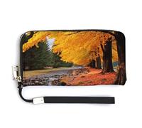 NWTRK Autunno Colori Portafogli In Pelle Zip Intorno Pochette Signore Porta Carte Di Credito Frizione Borsa per Le Donne, stile, 20.0*10.5cm