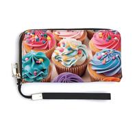 NWTRK Portafogli in pelle con zip intorno alla pochette da donna porta carte di credito pochette per donne, stile, 20,0 x 10,5 cm