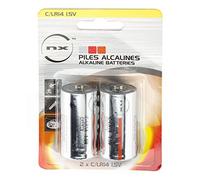 NX - Pila alcalina blister LR14 C NX 1.5V 9.3Ah Bl2 - Blister x 2