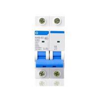NXB-63 2P AC MCB Curva C 400V 10A 16A 20A 25A 32A 40A 63A Mini interruttore automatico DZ47 su guida Din(50A)