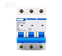 NXB-63 3P AC 230/400V Miniature Circuit Breaker DZ47 C Style Air Switch C 6 10 16 20 25 32 40 63A Overload Protector, Parti(40A)