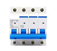 NXB-63 4P AC 230/400V Miniature Circuit Breaker C 6 10 16 20 25 32 40 63A Overload Protector DZ47 C Style Air Switch MQXFCZUX(80A)