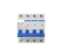 NXB-63 4P C 1A 2A 3A 6A 10A 16A 20A 25A 32A 40A 63A Miniature Circuit Breaker MCB DZ47 Household Switch AUOQKQUT(20A)