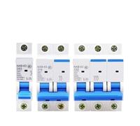 NXB-63 D Type Mini Circuit Breaker 1A-63A 1P 2P 3P 4P 230V-400V DIN Rail MCB Air Switch For Distribution Box Lighting Panel(4,10A)