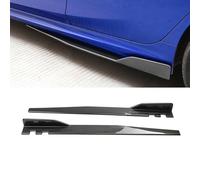 NXCJSHUIH Alettoni Laterali per Ford Puma 2019 2020 2021 2022 2023 2024, Splitter Estensione Minigonne Laterali AntiGraffio Accessori Auto,Bright Carbon Fibre