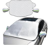 NXCJSHUIH Copertura Parabrezza Auto per Peugeot E-208 2000-2019 2020 2021 2022 2023 2024, 4 Strati Ispessita Copri Parabrezza per Auto Inverno, Protezione da Antighiaccio