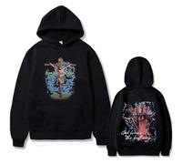 NXKAFAH Felpa con Cappuccio Christian Jesus from God Go Soul God Knows The Best Way, da Uomo e da Donna, Casual, Oversize, Vintage, con Cappuccio