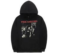 NXKAFAH Felpa con Cappuccio della Band Rock Britannica The Smiths, Autunno Inverno, Streetwear da Uomo, Felpa con Stampa Vintage, Uomo, Donna, Felpe Oversize